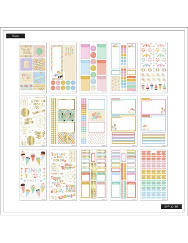 Bloc de 808 stickers - Boardwalk Ice Cream