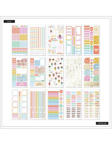 Bloc de 808 stickers - Boardwalk Ice Cream