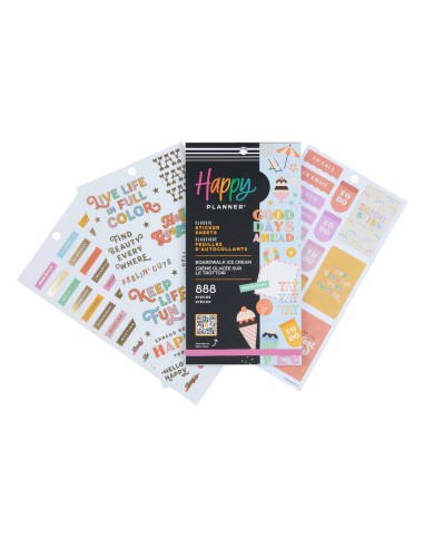 Bloc de 808 stickers - Boardwalk Ice Cream