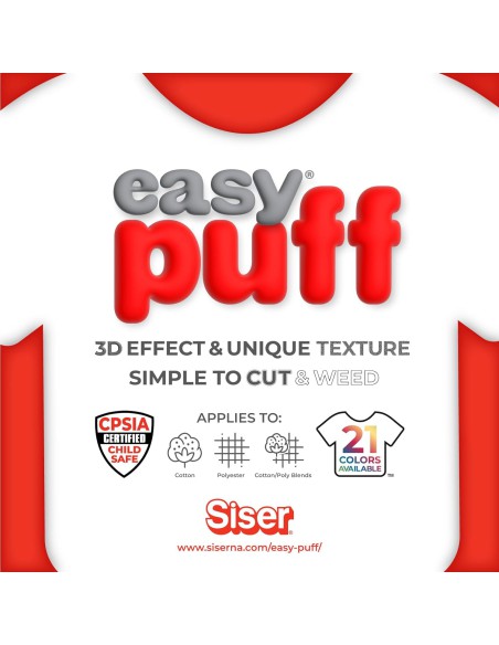 PUFF SISER - Flex Thermocollant - Silver3D