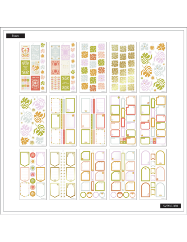 Bloc de 547 Stickers - DESERT THISTLE