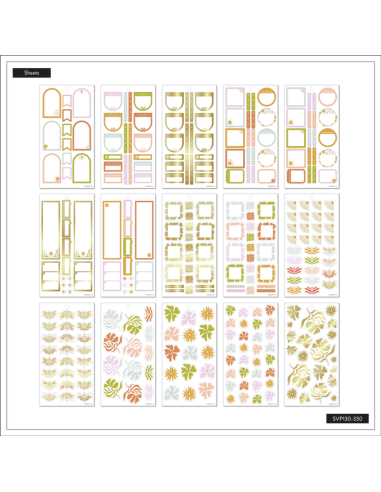 Bloc de 547 Stickers - DESERT THISTLE
