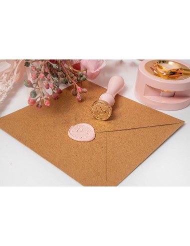 Kit de demarrage WAX SEAL cire à cacheter - rose