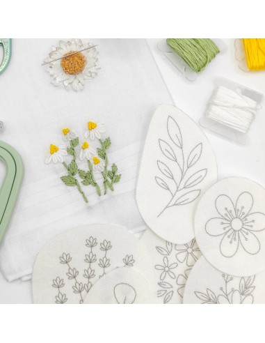 12 feuilles imprimables blanche qui se dissolvent dans l'eau - idéal broderie