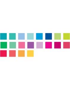 Bloc de 60 cardstock 30,48 X 30,48cm - legèrement texturé 216g/m2- BRIGHTS 2