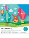 Bloc de 60 cardstock 30,48 X 30,48cm - legèrement texturé 216g/m2- BRIGHTS