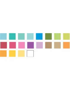 Bloc de 60 cardstock 30,48 X 30,48cm - legèrement texturé 216g/m2- TROPICAL 2