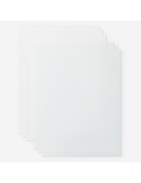 Set de stickers imperméables et imprimables blanc – A4