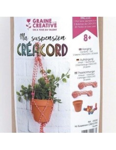 Kit macramé - suspension pot Sucette 2