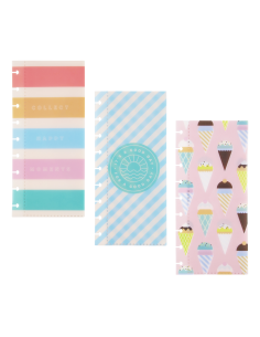 3 enveloppes en plastique - Boardwalk Ice Cream
