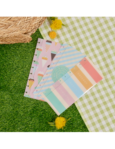 3 enveloppes en plastique - Boardwalk Ice Cream