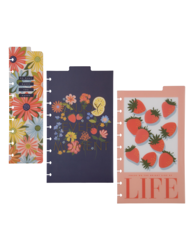 CLASSIC - 3 intercalaires en plastique - Spring Market