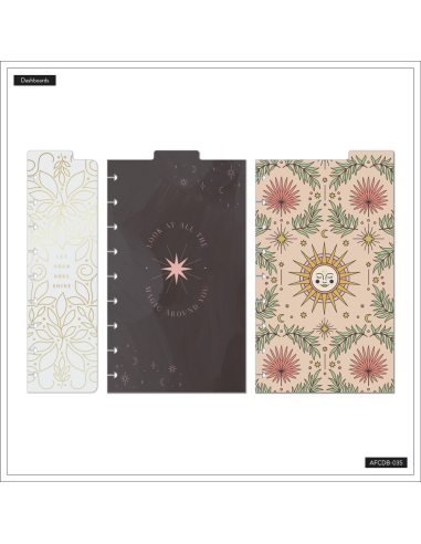 CLASSIC - 3 intercalaires en plastique - Mystic Garden