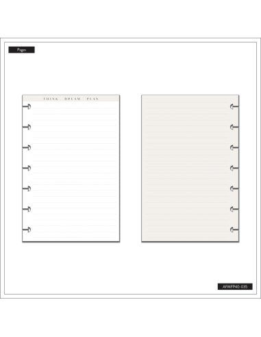 MINI - recharge papier - Neutals