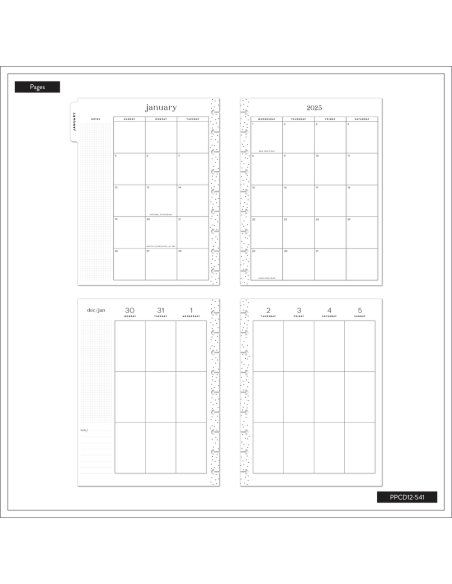 Classic Happy Planner ™ - 2025 - Blooming Bouquet