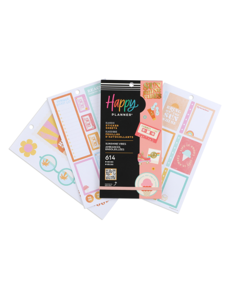 Bloc de 614 stickers - Sunshine Vibes