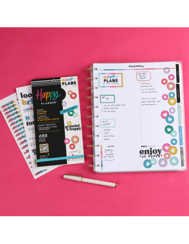 Bloc de 688 stickers - Happy Brights