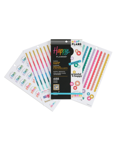 Bloc de 688 stickers - Happy Brights