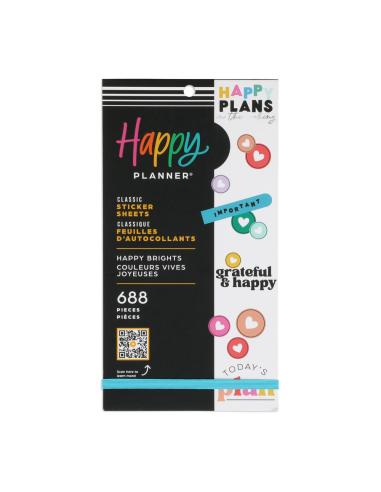 Bloc de 688 stickers - Happy Brights