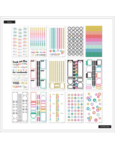 Bloc de 688 stickers - Happy Brights