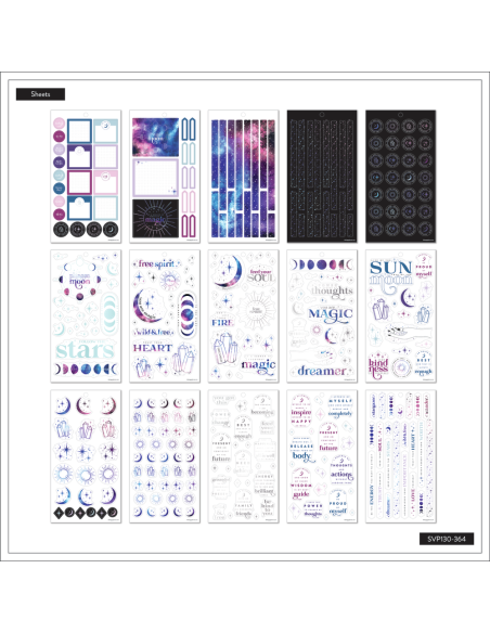 Bloc de 557 stickers - Stargazer Magic