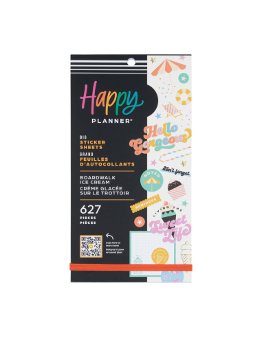 Bloc de 627 stickers -  Boardwalk Ice Cream