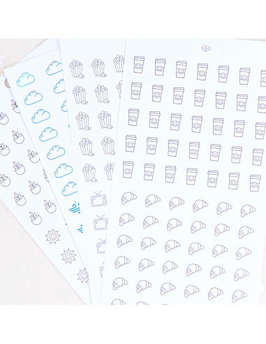Bloc de 2429 stickers -  Everyday Icons