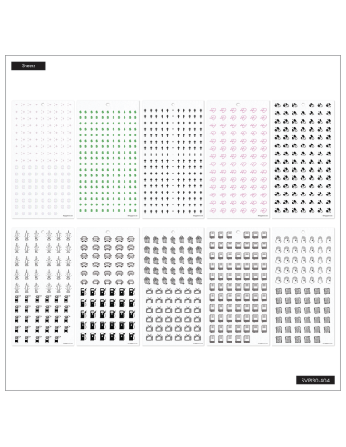 Bloc de 2429 stickers -  Everyday Icons