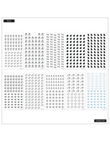 Bloc de 2429 stickers -  Everyday Icons