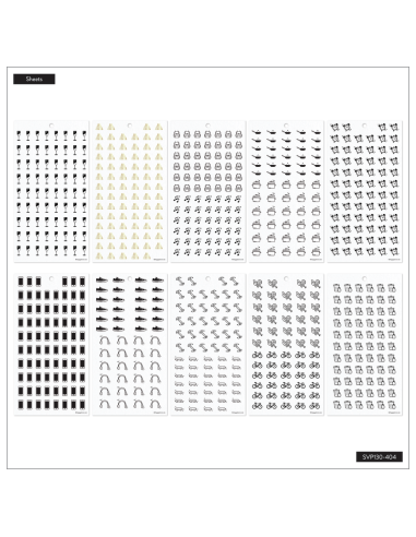 Bloc de 2429 stickers -  Everyday Icons