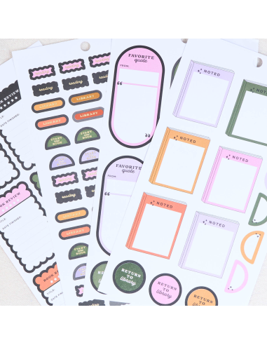 Bloc de 849 stickers - Summer Reading