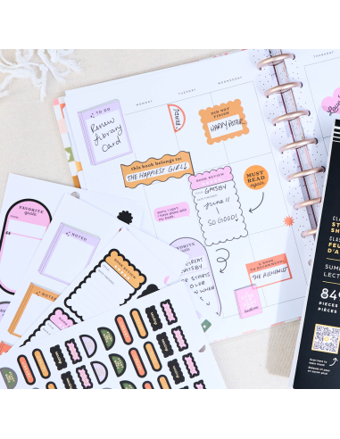 Bloc de 849 stickers - Summer Reading