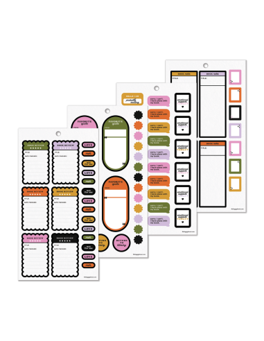 Bloc de 849 stickers - Summer Reading