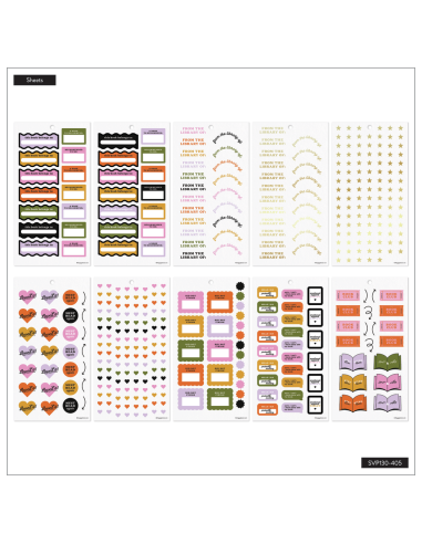 Bloc de 849 stickers - Summer Reading