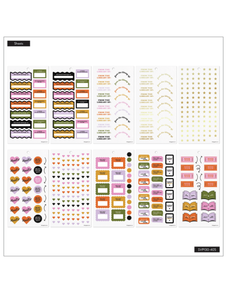 Bloc de 849 stickers - Summer Reading