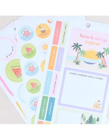 Bloc de 813 stickers - Summer Events