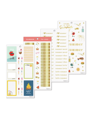 Bloc de 813 stickers - Summer Events