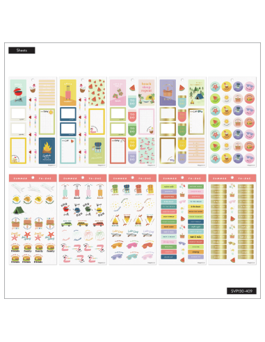 Bloc de 813 stickers - Summer Events