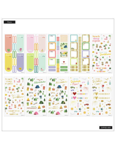 Bloc de 813 stickers - Summer Events