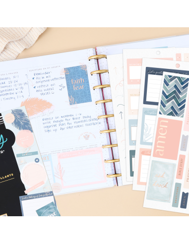 Bloc de 555 stickers -  Coastal Faith