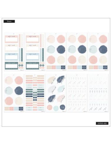 Bloc de 555 stickers -  Coastal Faith