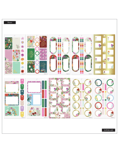 Bloc de 507 stickers -   Blooming Bouquet