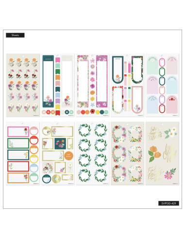 Bloc de 507 stickers -   Blooming Bouquet