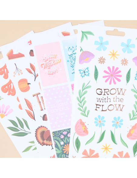 Bloc de 747 stickers -  Seasons of Joy