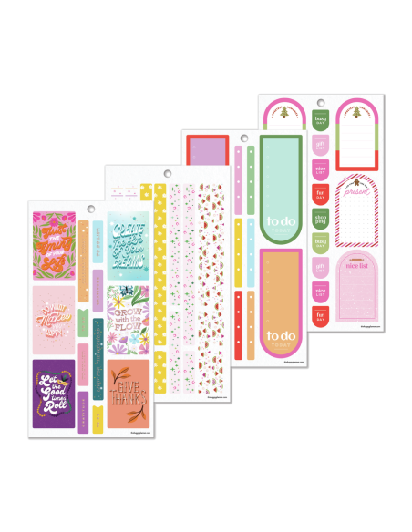 Bloc de 747 stickers -  Seasons of Joy