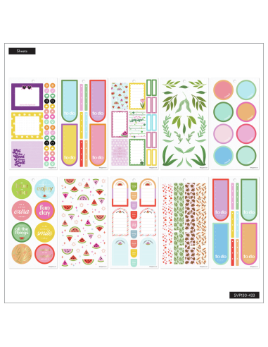 Bloc de 747 stickers -  Seasons of Joy