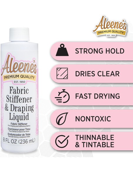 Stiffener liquid - Aleene's - Durcisseur pour tissus très pruissant 473ml