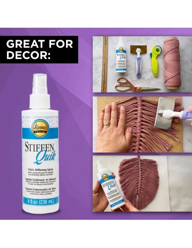 Stiffener spray - Aleene's - Durcisseur pour tissus très puissant 236ml