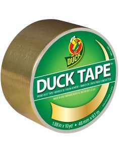 Scotch large et résistant DUCK TAPE - doré