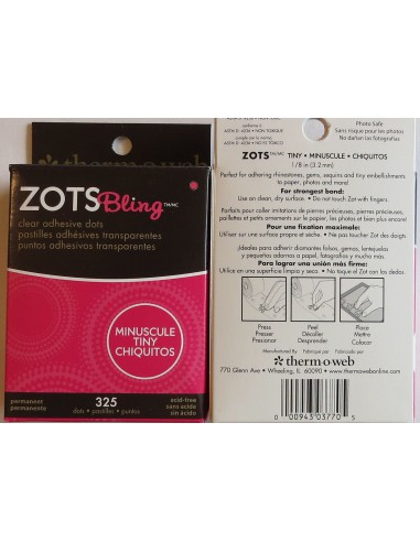 325 petits points de colle auto adhésifs - 3,2mm